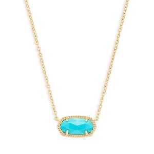Kendra Scott Elisa Pendant Necklace in Turquoise